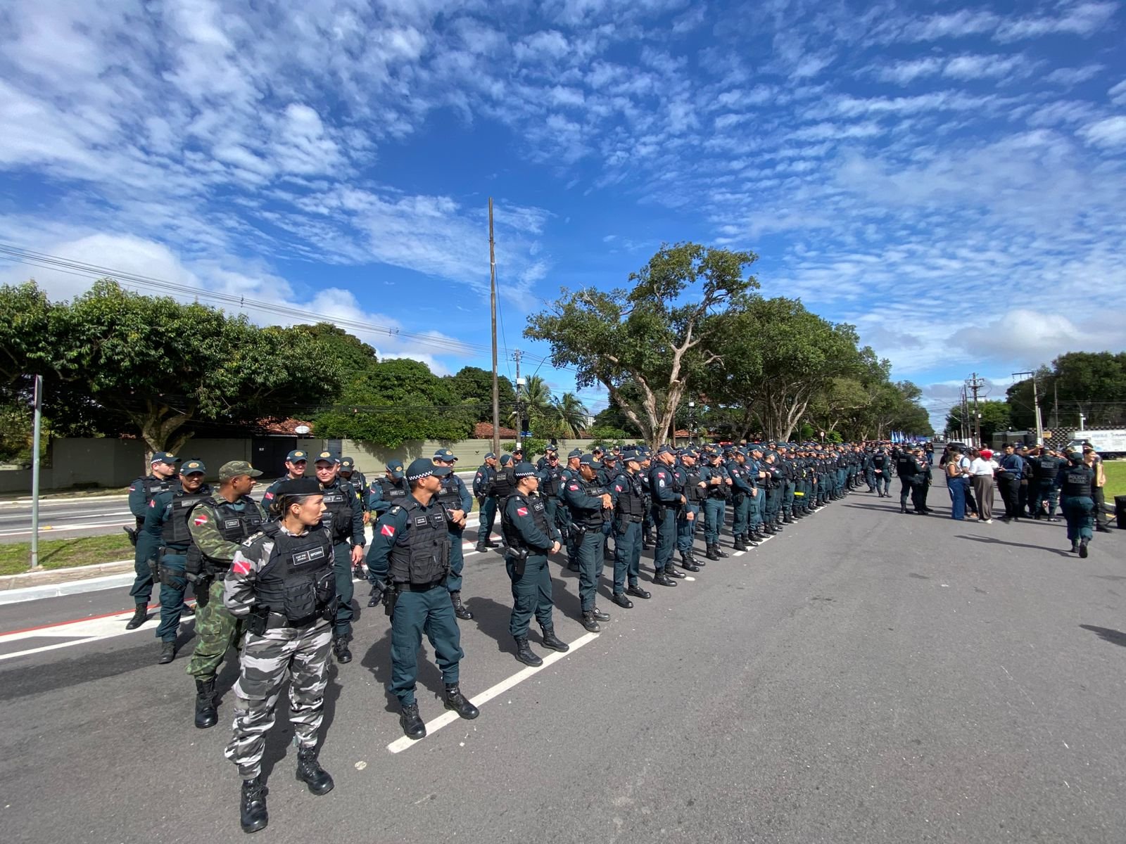 A governadora Hana Ghassan, deu início nesta quinta-feira, 16, em Belém, a mega operação “Escudo Feminino”, com ações em 85 municípios paraenses.
