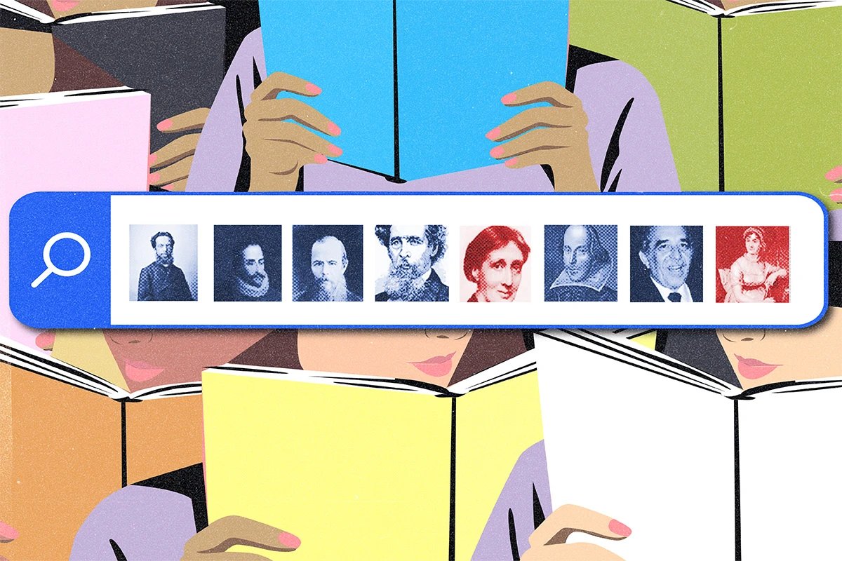 Arte para matéria sobre o por que homens leem menos que as mulheres - metrópoles