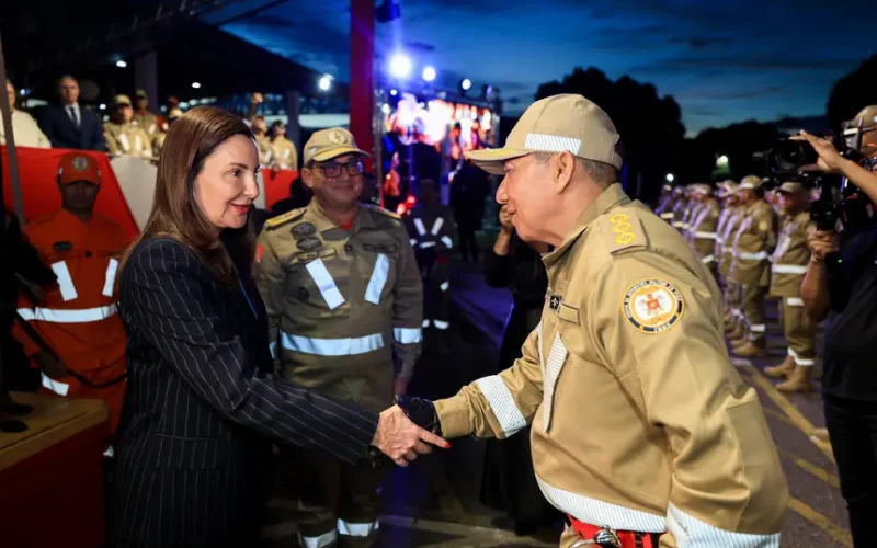 Governadora Hana Ghassan oficializa a maior promoção da história do Corpo de Bombeiros, para 580 militares