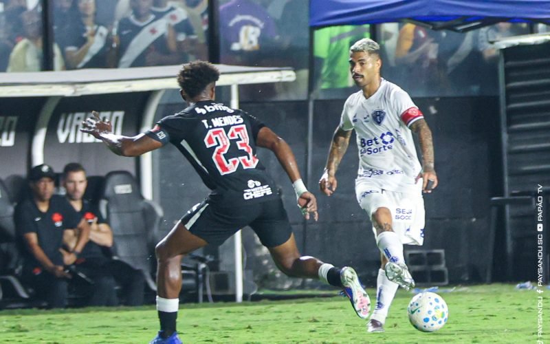De cabeça erguida: Paysandu reage, busca empate contra o Vasco em São Januário, mas se despede da Copa do Brasil