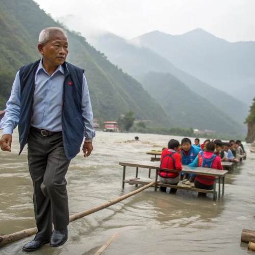 Diretor de Escola no Nepal Vira Símbolo de Coragem ao Salvar 900 Vidas