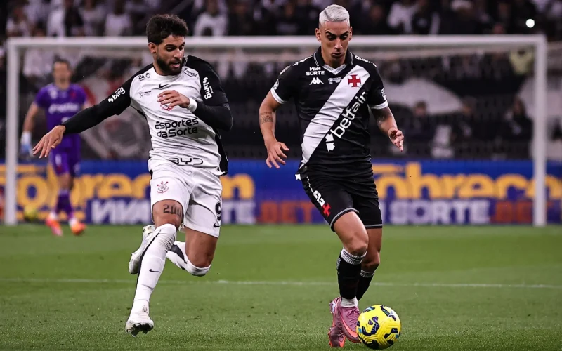 Com gol de Matheus Bidu, Corinthians vence Vasco e respira no Brasileirão