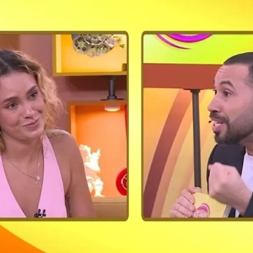 1 de 1 Gil do Vigor e Sarah Andrade no Bate-Papo BBB - Metrópoles - Foto: Reprodução/ Globoplay