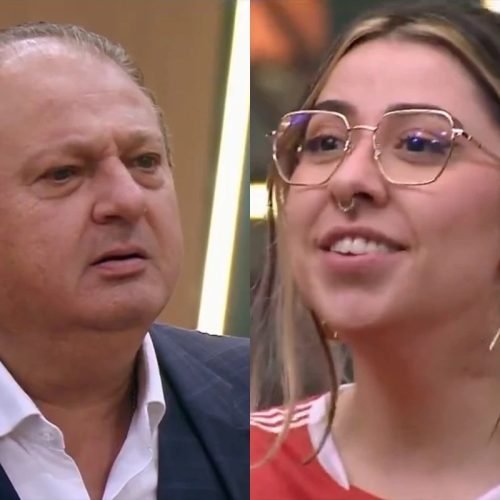 1 de 1 Erick Jacquin e Júlia, participante do MasterChef Brasil 2026 - Metrópoles - Foto: Repro...
