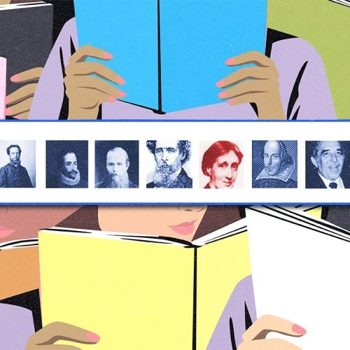 Arte para matéria sobre o por que homens leem menos que as mulheres - metrópoles